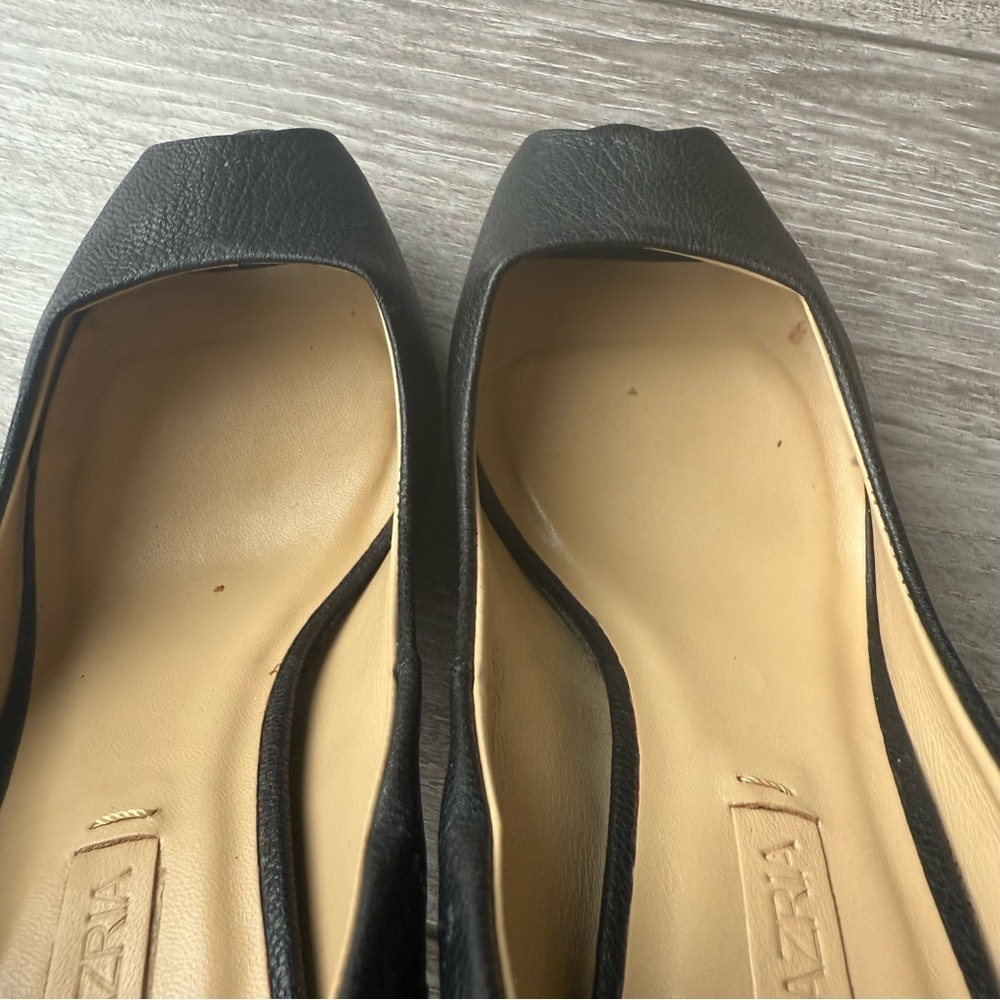 BCBGMAXAZRIA Roxanne Black High All Leather Spikes Heel Peep Toe Rocker Pumps - Picture 6 of 15